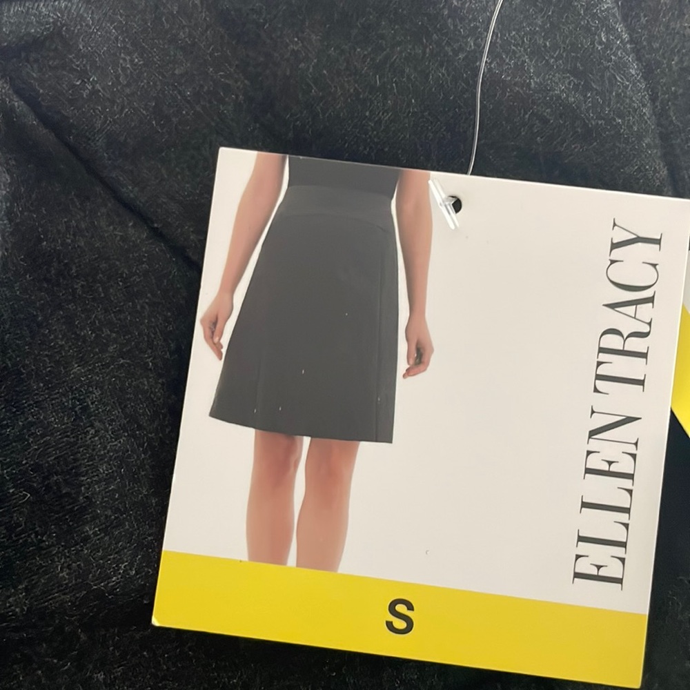 Ellen Tracy Ladies' Ponte Skirt, Charcoal Heather,